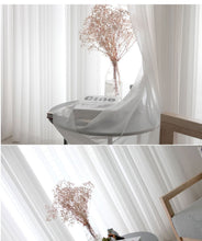 Load image into Gallery viewer, White Tulle Chiffon Curtain - thedecoratives.com