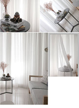 Load image into Gallery viewer, White Tulle Chiffon Curtain - thedecoratives.com