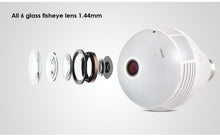 Load image into Gallery viewer, LED Light 960P Wireless Home Security CCTV Fisheye Bulb - thedecoratives.com
