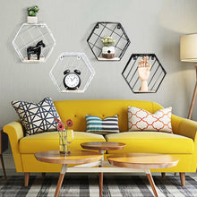 Load image into Gallery viewer, Hexagon Grid Wall Decoration Shelf - thedecoratives.com