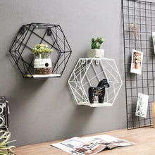 Load image into Gallery viewer, Hexagon Grid Wall Decoration Shelf - thedecoratives.com