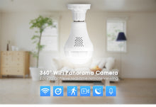 Load image into Gallery viewer, LED Light 960P Wireless Home Security CCTV Fisheye Bulb - thedecoratives.com