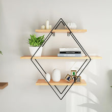 Load image into Gallery viewer, Wooden Retro Wall Shelf - thedecoratives.com