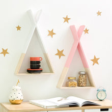 Load image into Gallery viewer, Triangle Wooden Shelf - thedecoratives.com