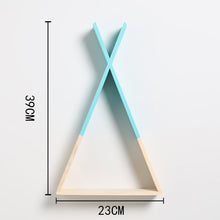 Load image into Gallery viewer, Triangle Wooden Shelf - thedecoratives.com