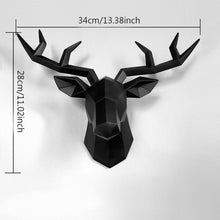 Load image into Gallery viewer, 3D Deer Head Sculpture Statue - thedecoratives.com