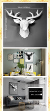 Load image into Gallery viewer, 3D Deer Head Sculpture Statue - thedecoratives.com