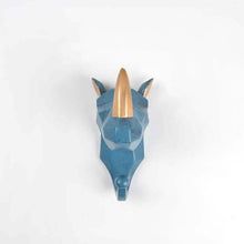 Load image into Gallery viewer, Room Decor Animal Head Resin Hanger - thedecoratives.com