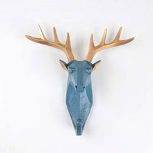 Load image into Gallery viewer, Room Decor Animal Head Resin Hanger - thedecoratives.com