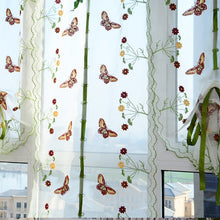 Load image into Gallery viewer, Butterfly Tulle Roman Shades Window Curtain - thedecoratives.com