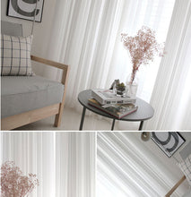 Load image into Gallery viewer, White Tulle Chiffon Curtain - thedecoratives.com
