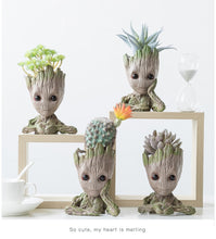 Load image into Gallery viewer, Baby Groot Desktop Cute Pot - thedecoratives.com
