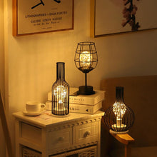 Load image into Gallery viewer, LED Wine-Bottle Desk Lamp - thedecoratives.com
