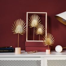 Load image into Gallery viewer, Luxury Golden Banana Leaf Ornaments - thedecoratives.com

