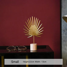 Load image into Gallery viewer, Luxury Golden Banana Leaf Ornaments - thedecoratives.com
