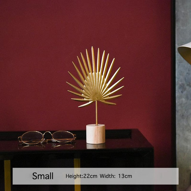 Luxury Golden Banana Leaf Ornaments - thedecoratives.com