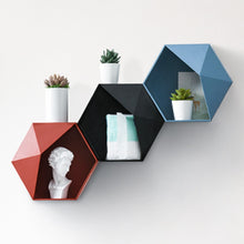 Load image into Gallery viewer, Honeycomb Hanging Shelf - thedecoratives.com
