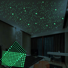 Load image into Gallery viewer, 3D Bubble Luminous Stars Dots Wall Sticker - thedecoratives.com
