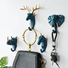 Load image into Gallery viewer, Room Decor Animal Head Resin Hanger - thedecoratives.com
