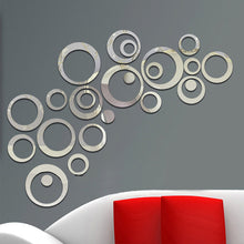 Load image into Gallery viewer, 3D Circle Decorative Mirror Sticker - thedecoratives.com
