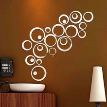 Load image into Gallery viewer, 3D Circle Decorative Mirror Sticker - thedecoratives.com
