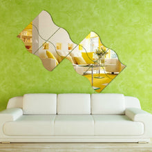 Load image into Gallery viewer, Living Room 3D Mirror Wall Sticker - thedecoratives.com
