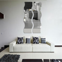 Load image into Gallery viewer, Living Room 3D Mirror Wall Sticker - thedecoratives.com
