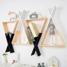 Load image into Gallery viewer, Triangle Wooden Shelf - thedecoratives.com
