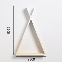 Load image into Gallery viewer, Triangle Wooden Shelf - thedecoratives.com
