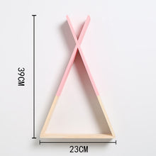 Load image into Gallery viewer, Triangle Wooden Shelf - thedecoratives.com
