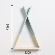 Load image into Gallery viewer, Triangle Wooden Shelf - thedecoratives.com
