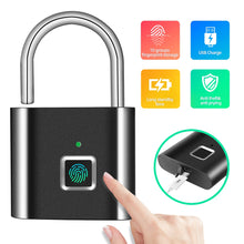 Load image into Gallery viewer, Fingerprint Smart Pad Lock - thedecoratives.com

