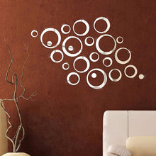 Load image into Gallery viewer, 3D Circle Decorative Mirror Sticker - thedecoratives.com
