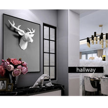 Load image into Gallery viewer, 3D Deer Head Sculpture Statue - thedecoratives.com
