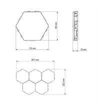 Load image into Gallery viewer, Colorful Honeycomb Lamp - thedecoratives.com
