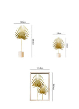 Load image into Gallery viewer, Luxury Golden Banana Leaf Ornaments - thedecoratives.com
