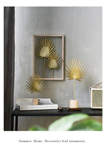 Load image into Gallery viewer, Luxury Golden Banana Leaf Ornaments - thedecoratives.com
